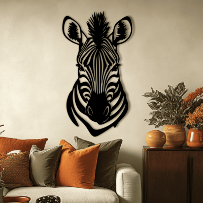 Zebra DXF for CNC Plasma & Laser, SVG Cut Files for Cricut, DIY Wall Art, Sublimation Design