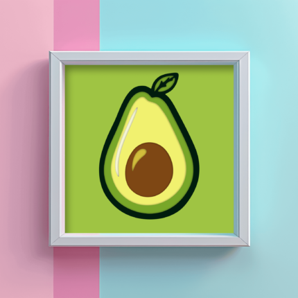 Multilayer Avocado Papercut Template, 3D Shadow Box Craft, SVG for Cricut, DXF for Laser Cut, Unique DIY Gift