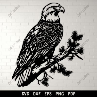 Bald Eagle SVG for Cricut & CNC Cutting Projects