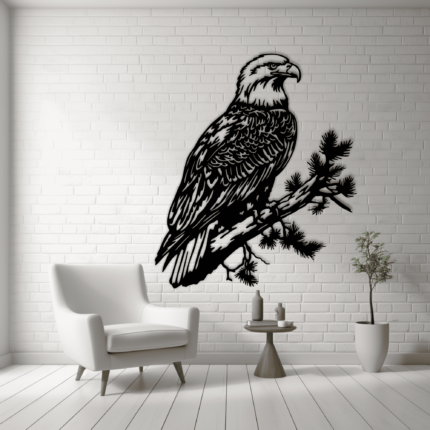 Bald Eagle DXF for Laser Cutting, Sublimation & DIY Wall Art