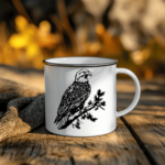Bald Eagle Sitting on Branch SVG for Cricut & CNC Projects