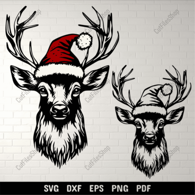 Download your Christmas Deer SVG cut files today and start crafting! Perfect for Cricut, Silhouette, and CNC users.