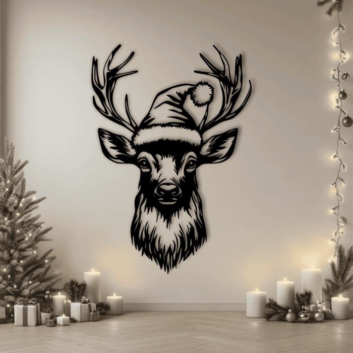 Christmas Deer SVG Bundle | Reindeer, DIY Christmas Decor, Christmas Animal