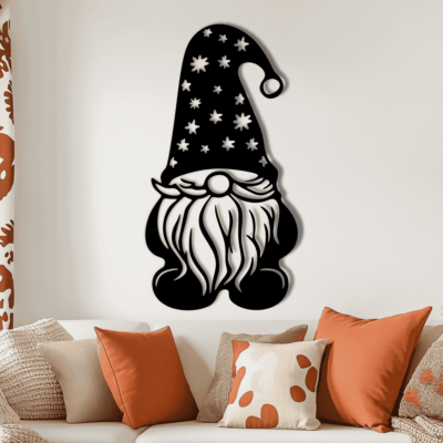 Festive Gnomes SVG, Cutting Files for Cricut & Silhouette, CNC DXF, Home Decor, Sublimation Art - Cut Files Shop