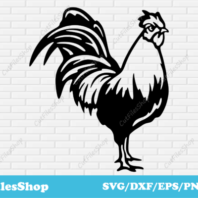 Cock dxf files for laser cut, Farm birds dxf file, farm animals svg, laser cut wood, vector designs, dxf cnc plasma, cock svg files, SVG files for cricut, DXF CNC plasma, Craft files download, Silhouette Cameo files, free dxf birds, free cutting files, free svg files download