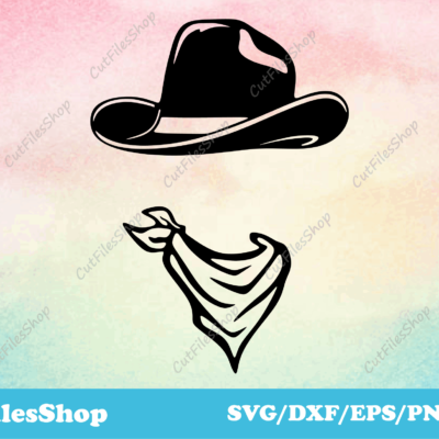 Cowboy hat svg file, Cowboy hat dxf, Cowboy clothing svg, svg for vinyl cutter, svg clip art, vector art cut, dxf laser cutting files, T shirt svg design download, Svg files for t shirts vectors, instant download, vector files, png for sublimation, Silhouette files, DXF files for laser cutting