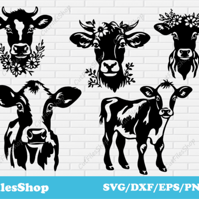 Cute cows svg for Cricut, cows png for sublimation, Silhouette cows, Svg for shirts, Cows dxf for laser, sopper svg design, web design, digital cut files, png transparent, svg for embroidery, pretty svg, flowers svg dxf, svg shirts cows