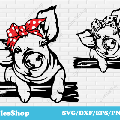 Cute pigs svg cut files for cricut, vector for shirts, dxf for laser engraving, digital prints, cut files, farm animals svg dxf, cutting metal dxf, free download dxf svg, farm animals scene dxf, pig dxf svg png, svg cricut, vector images stock