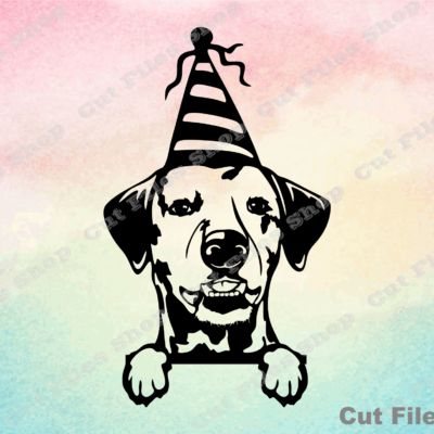 Peeking Dog, Pet for cricut, SVG download, Dog Birthday, Laser cnc file