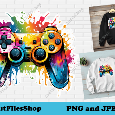 Game joystick png art, png for sublimation, T Shirt Design PNGs for Download, T Shirt PNG Transparent Images, free png for t shirt design, png art