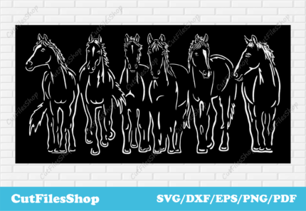 Horses panel dxf files, dxf cutting files, horses scene dxf, popular dxf files, horses dxf, horses svg, horses vector images, Dxf files for CNC router, DOWNLOAD DXF files, dxf for milling, Laser cutting, Plasma cutting, wall panel dxf, dxf patterns, svg for cricut explore, Silhouette cameo dxf file, water jet cutting