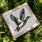 Mallard layered svg, 3d shadow box, paper cut template, multilayer cut file, gift DIY