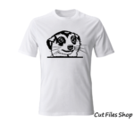 Meerkar peeking svg, meerkar svg designs, meerker dxf, cute animals for t shirt, cute svg for t shirt, t shirt designs, dxf images for cnc, dxf for milling, svg for t shirt, animals scenes dxf