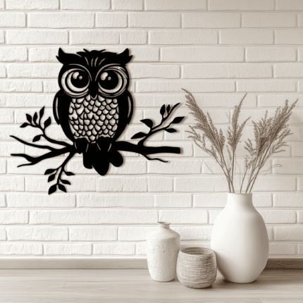 Owl SVG bundle with cute owls, wise owls, and owl families. Ideal for Cricut, Silhouette, and CNC users. Owl Wall metal decor