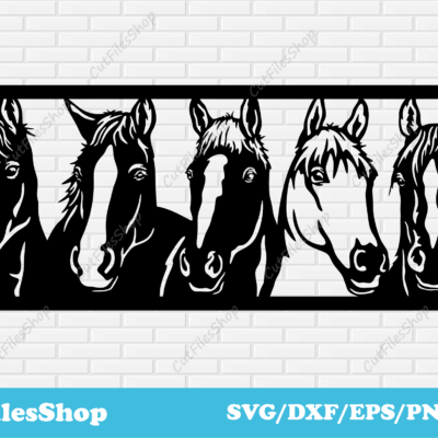 Panel horses dxf for laser cutting, Home decor dxf for Plasma cnc cut, Metal Cutting Files, Horse panels dxf, Horses decor dxf, Panel dxf laser cut, Panels dxf for plasma cnc, free dxf files, free cnc files, laser designs dxf, panel decor dxf