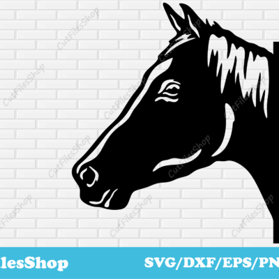 Horse dxf for laser cut, Plasma CNC cutting files, Svg for cricut, metal decor dxf for cnc, Horse decor dxf, horse dxf, horse svg, peeking horse dxf, horse for plasma, horse cnc files, farm animals dxf, free dxf files, free cnc files, free decor horse dxf