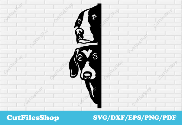 Peeking dog Svg cut file for cricut, dogs dxf for laser cutting, Vinyl cut files, Plasma cutter files, free cut files, free silhouette cut files, free plotter files, free home svg files, free dxf dogs, dxf peeking dogs, dxf pets files, svg cut files free download, cutting files for crafters