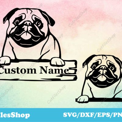 Custom pet portrait, cricut cut files, custom design, custom pet art, cut files for cricut