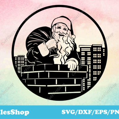 Santa Claus face svg download, new year svg bundle, Christmas svg images