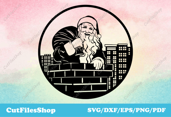 Santa Claus face svg download, new year svg bundle, Christmas svg images