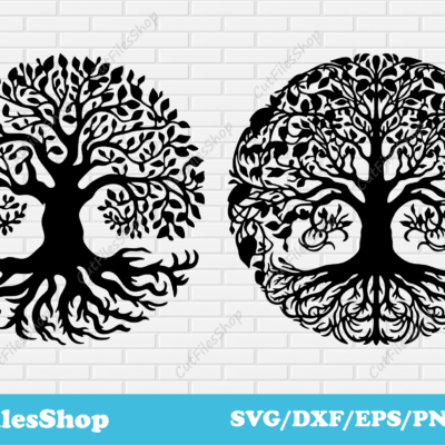 Tree of Life Svg Dxf Png Eps files, tree of life cnc for plasma cutting, tree of life svg, scandinavian tree of life, pdf for printing, sublimation files, dxf for cricut, tree for cricut, dxf for wall decor, metal cnc cutting files, dxf art