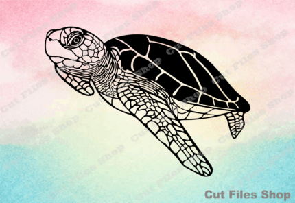 Turtle svg, laser cutting files, glowforge files, dxf files for laser, svg cutting files, svg files