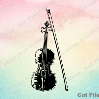 Violin for cricut, cricut download, cricut files, design cricut, silhouette dxf files