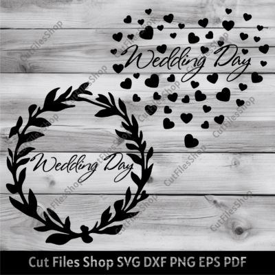 wedding day svg free, wedding cut files free, Cricut wedding projects, wedding vector images, svg for wedding, dxf for laser, cutting files, wedding day svg free, wedding day dxf, wedding day png, wedding card svg, T-shirt designs svg, Vector images for sticker making, heart svg