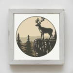 Deer 3D Layered Shadow Box Svg, CNC-Ready Dxf, Cut File for Cricut & Silhouette, Free Svg files