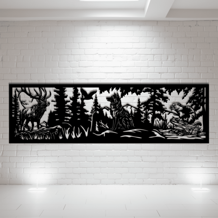 Wildlife Railings Panels DXF, CNC Plasma & Laser Cutting Files