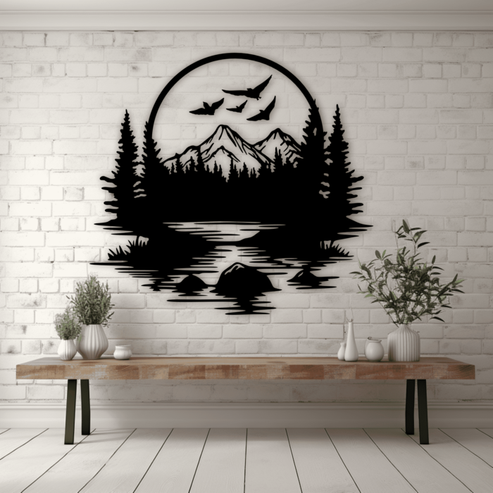 Ducks in Flight SVG for Cricut & Silhouette, Wildlife CNC Cut Files, Sublimation Artwork