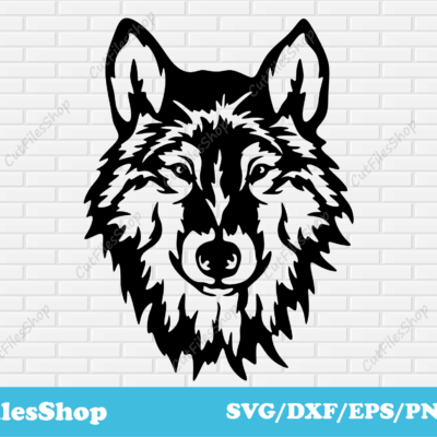 Wolf dxf for laser, Svg art for cricut, T-shirt designs, sublimation print, Print art, glowforge cut file, cricut designs svg, wolf art, wolf svg, wolf for shirt print, wolf dxf for laser, svg for clothes