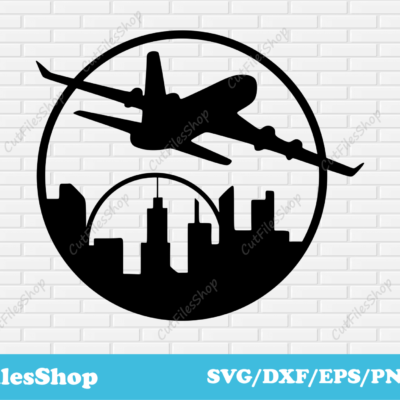 Airplane dxf cut files, Vector cut files for CNC machines, Cutting files, Dxf for laser cut, dxf for plasma cut - Cut Files Shop