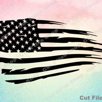 American flag dxf file download, vector files, 4th july dxf, Independence day dxf, svg file for cricut - Cut Files Shop