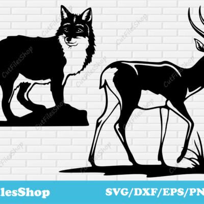 Animals dxf svg cut files for cricut, laser/plasma cutting, vinyl cutting files, svg for shirts - Cut Files Shop