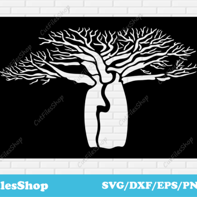 Baobab panel dxf for laser cutting, DXF for Vinyl Cutting, SVG for Cricut, Cutting Machines Files - Cut Files Shop