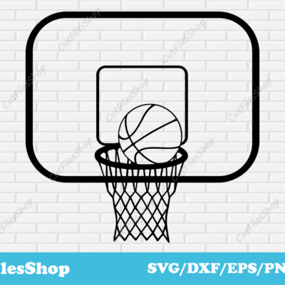 Basketball dxf files, basketball svg files, sport svg for shirt, download vector images - Cut Files Shop