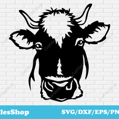 Calf DXF for Plasma cutting, Farm animals for cricut, Printable dxf files, Laser cutting design dxf - Cut Files Shop