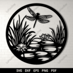 Download Dragonfly SVG file, DTF print design