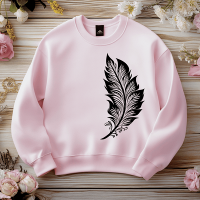 Sublimation Feather Art – SVG and DXF Files for CNC & Vinyl Decals