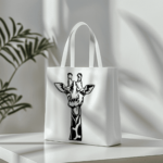 Giraffe SVG DXF – Cricut, CNC, Laser, and Plasma Cutting Projects, Shopper bag design svg