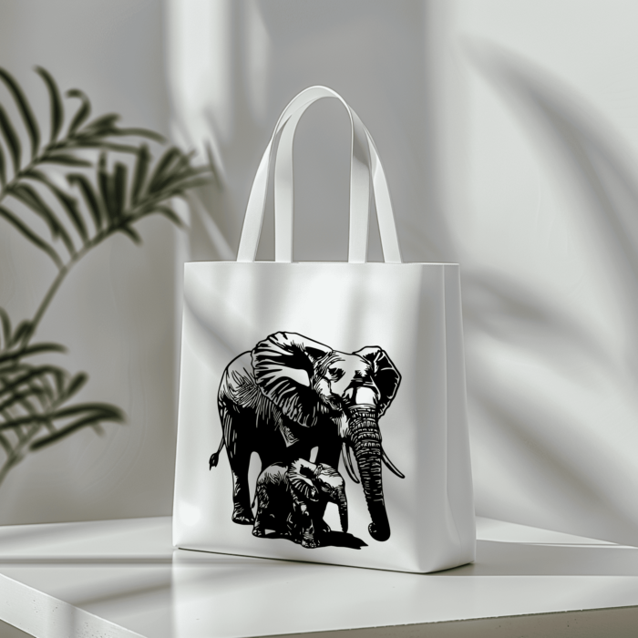 Mom and Baby Elephant SVG for Sublimation, CNC, and Vinyl Cutting