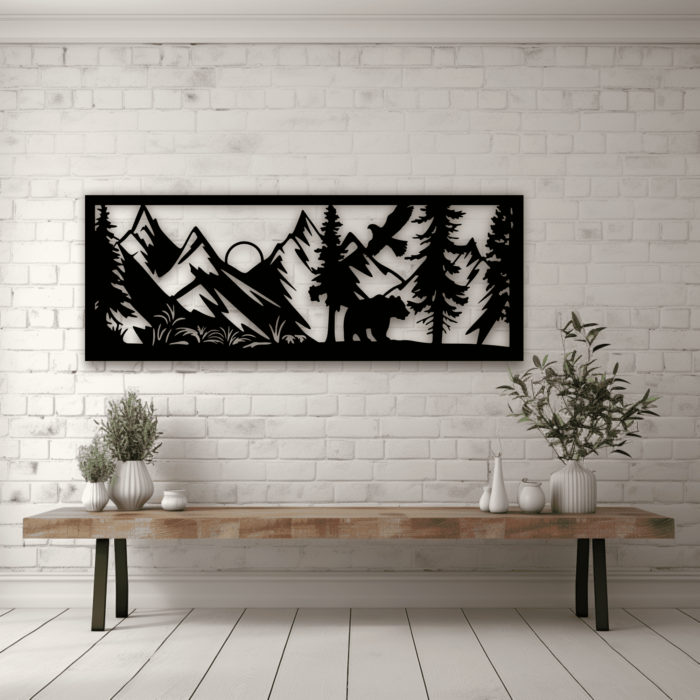 CNC Wildlife Panels DXF – Railing Panel Designs for Plasma Cutting