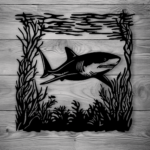 Shark SVG for Laser Engraving: Unique Wood & Acrylic Projects
