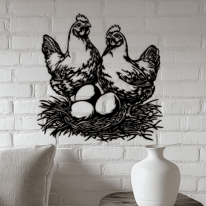 Rustic Farm Fresh Eggs SVG – Cricut, CNC, and Sublimation Design